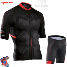 Load image into Gallery viewer, Northwave Nw Summer Cycling Jersey Set Breathable MTB Bicycle Cycling Clothing Mountain Bike Wear Clothes Maillot Ropa Ciclismo