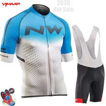Load image into Gallery viewer, Northwave Nw Summer Cycling Jersey Set Breathable MTB Bicycle Cycling Clothing Mountain Bike Wear Clothes Maillot Ropa Ciclismo