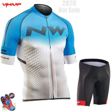 Load image into Gallery viewer, Northwave Nw Summer Cycling Jersey Set Breathable MTB Bicycle Cycling Clothing Mountain Bike Wear Clothes Maillot Ropa Ciclismo