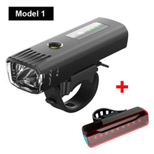 Load image into Gallery viewer, NEWBOLER Smart Induction Bicycle Front Light Set USB Rechargeable Rear Light LED Headlight Bike Lamp Cycling FlashLight For Bike