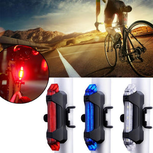 Bicycle light LED Taillight Rear Safety Warning Cycling Light Portable USB Rechargeable Cycling Light Bike Accessories TSLM2