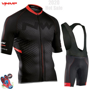 Northwave Nw Summer Cycling Jersey Set Breathable MTB Bicycle Cycling Clothing Mountain Bike Wear Clothes Maillot Ropa Ciclismo