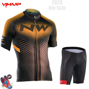 Northwave Nw Summer Cycling Jersey Set Breathable MTB Bicycle Cycling Clothing Mountain Bike Wear Clothes Maillot Ropa Ciclismo