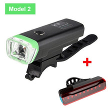 Load image into Gallery viewer, NEWBOLER Smart Induction Bicycle Front Light Set USB Rechargeable Rear Light LED Headlight Bike Lamp Cycling FlashLight For Bike
