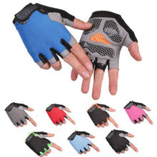 Load image into Gallery viewer, Cycling Half-Finger Gloves Anti Slip Outdoor Sport Sun Protection Cycling Gloves Breathable Mesh FabricSport Bicycle Accessories
