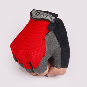 Cycling Half-Finger Gloves Anti Slip Outdoor Sport Sun Protection Cycling Gloves Breathable Mesh FabricSport Bicycle Accessories