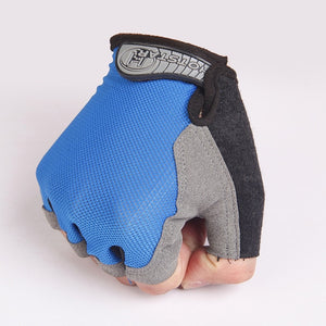 Cycling Half-Finger Gloves Anti Slip Outdoor Sport Sun Protection Cycling Gloves Breathable Mesh FabricSport Bicycle Accessories