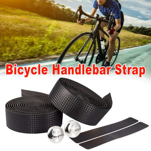 2pcs Bicycle Handlebar Tape Steering Wheel Cover Road Bike Cycling Handle Non-slip Belt Rubber Tape Bike Accessories Handle Belt